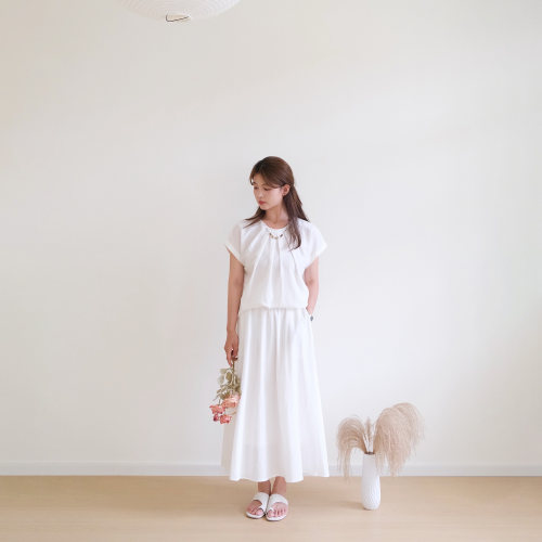 REST HEART 2026夏季新品 不规则上衣半身裙套装
