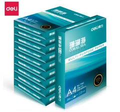 得力a4纸珊瑚海白令海80g打印复印纸70g白纸整箱5包500张/包包邮