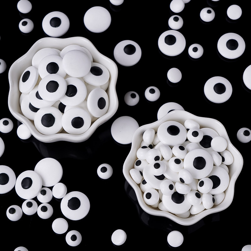 网红卡通搞怪大小眼睛糖珠蛋糕装饰摆件万圣节眼珠生日甜品台配件