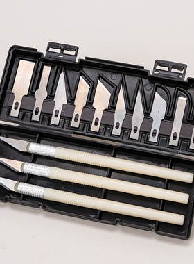 翻糖雕刻塑形面塑刀13件套粘土软陶卡通塑形烘焙工具套装