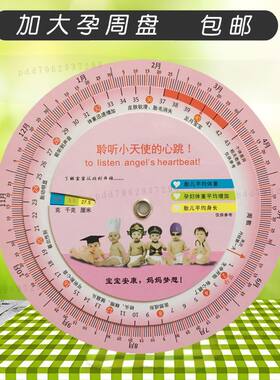实用小工具孕妇孕周盘表