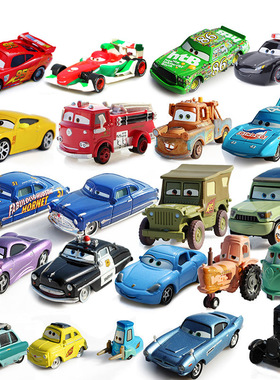 新品推荐赛车汽车总动员儿童玩具车合金车麦昆麦大叔车王路霸警长