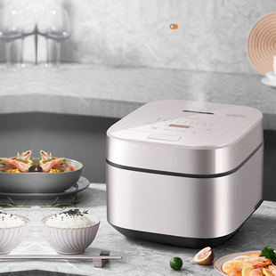 美的电饭煲AFB3045R不粘锅家用3L触摸屏可拆洗防溢出烧汤烧粥不沾