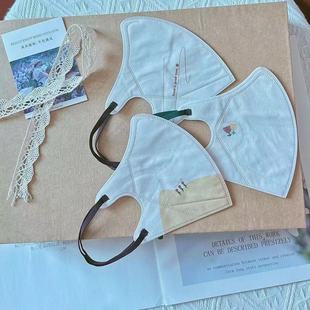 郁金香口罩防晒女高颜值可爱夏季2023年新款时尚3d立体防护不化妆