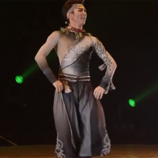 梦回草原蒙古舞蹈演出服男成人艺考练功套装少数民族考级练习服装