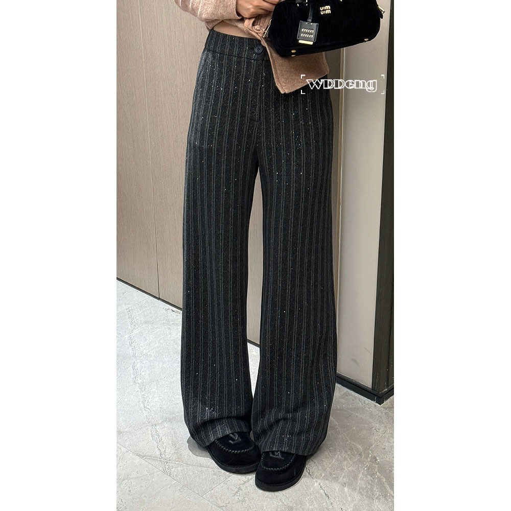 王等等 星夜帷幕 2025原创款柔和亲肤舒适立体感长裤 U225K19872