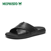 马飞仕图手工鞋 进口鞋 男真皮中年沙滩鞋 MEPHISTO 拖鞋 CONRAD