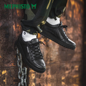 马飞仕图进口男士 休闲板鞋 厚底真皮小白鞋 MEPHISTO 皮鞋 RAINBOW