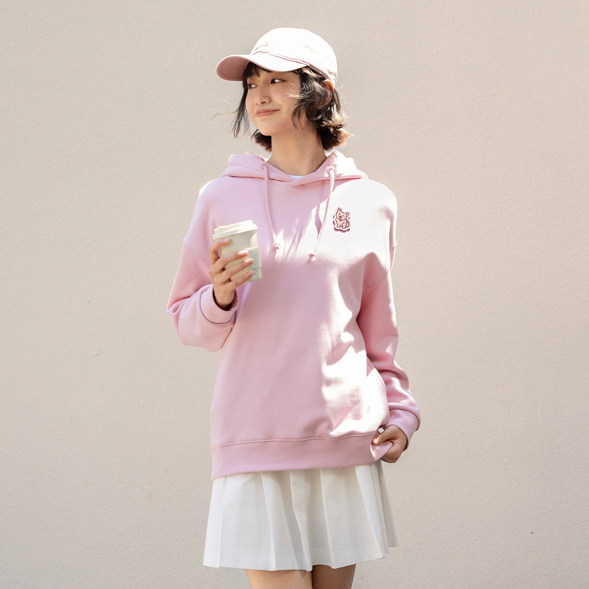 李宁正品女子加绒保暖连帽卫衣