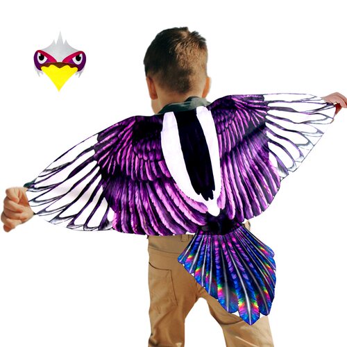 儿童游戏老鹰抓小鸡披风喜鹊翅膀