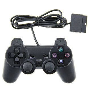 PS2有线手柄 PS2有线游戏手柄 振动 PS游戏手柄 裸装
