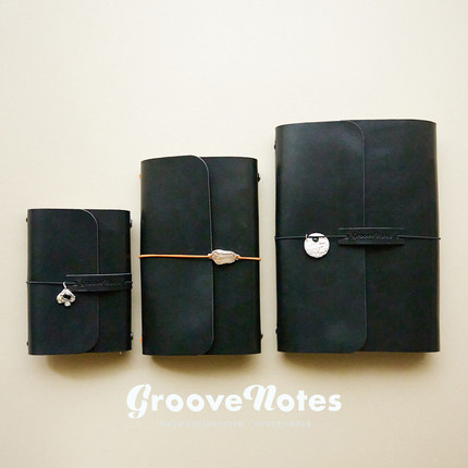 节奏笔记「GrooveNotes」植鞣定活两用手帐本｜TN｜护照｜A5｜