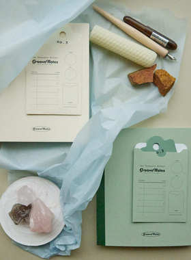 节奏笔记「GrooveNotes」盐系/复古任选8色季节日程笔记本