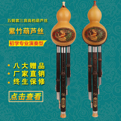 紫竹葫芦丝c调降b调初学入门儿童初学者学生成人乐器