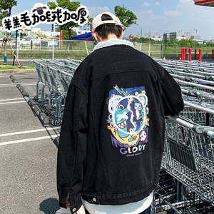 2025新款加绒加厚羊羔毛牛仔外套情侣学生JK801-P95128图片