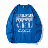 2025秋季新款港风高品质印花卫衣外套男DL304-P48，女装短外套，星座912-1（原星座914-5）