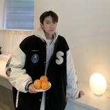 2025春季新款港风棒球服克莱因蓝情侣夹克外套男JK520-P85108，男装夹克，星座912-1（原星座914-5）