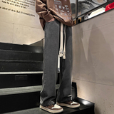 2025春季新款港风美式高街水洗牛仔裤男橡筋腰头NG013-P4058，男装牛仔裤，星座912-1（原星座914-5）