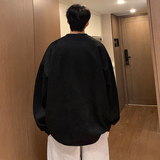 2025春季港风麂皮绒印花卫衣圆领外套男Y305-P40，女装短外套，星座912-1（原星座914-5）