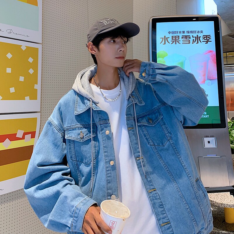 2025秋季美式复古印花大码牛仔夹克外套男JK546-P85108,男装夹克,星座912-1（原星座914-5）