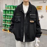2025春季新款港风韩版工装大袋子男装夹克男JK7325-P6588，男装夹克，星座912-1（原星座914-5）