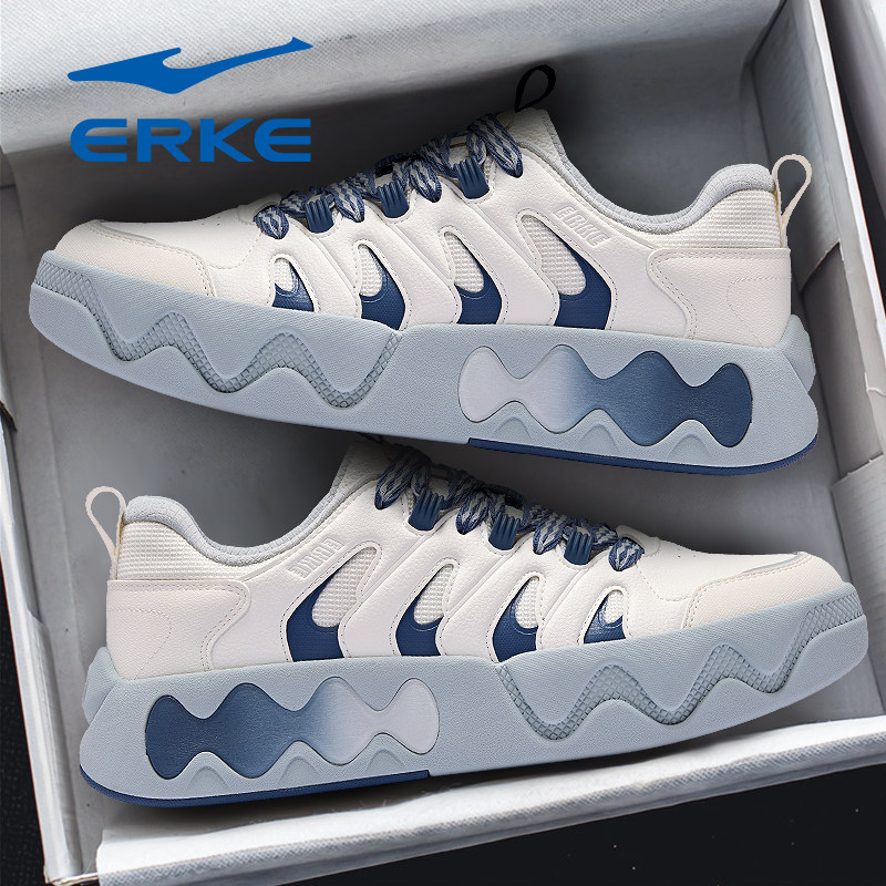 千层2鸿星尔克男鞋板鞋2026冬季新款学生厚底增高百搭休闲滑板鞋,运动鞋new,板鞋,淘宝优惠券,粉丝福利购,淘宝优惠卷