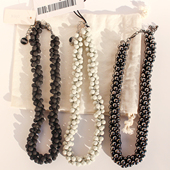 少量卖完不补外贸饰品小众时髦圆球串珠夸张项链圆形耳钉套装 411