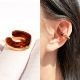 青岛饰品工厂批发小众复古琥珀色醋酸C形耳骨夹叠戴无耳洞耳饰V91