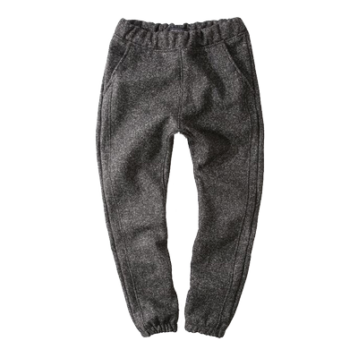 日系毛呢冬季加厚保暖休闲裤子