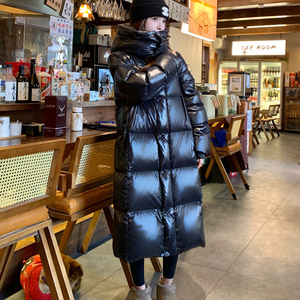 黑钻90白鸭绒长款黑金羽绒服213A-2850-p340k498，女装羽绒服，浙宝213A
