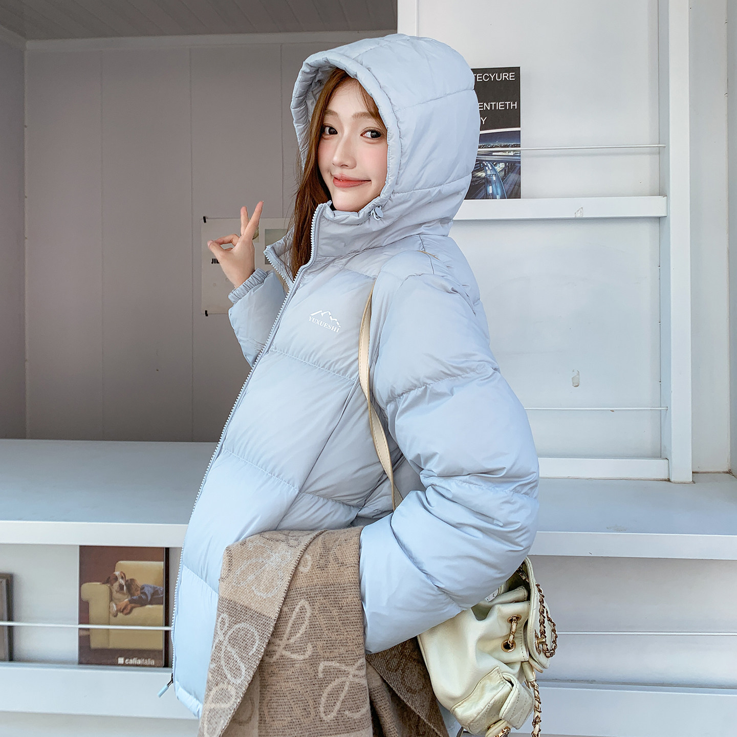 ！现货！2025新款90白鸭绒羽绒服213A-2525P260K358,女装羽绒服,浙宝213A