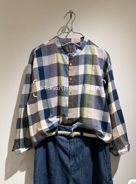 日本购 pallas palace 衬衫格纹 日系 26/7 不退换