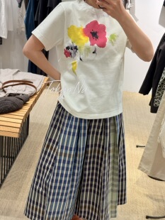 日本购 pallas palace 短袖T恤 天竺 26/2 水墨花