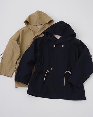 日本购 pallas palace纯色外套 连帽 双排扣 25/12