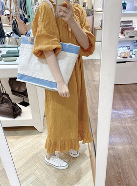 日本代购直邮 genten新款 帆布包托特包 两用 大号43705