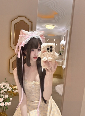洛丽塔cosplay猫耳朵发箍lolita猫娘兽耳发带KC头饰发夹女仆发饰