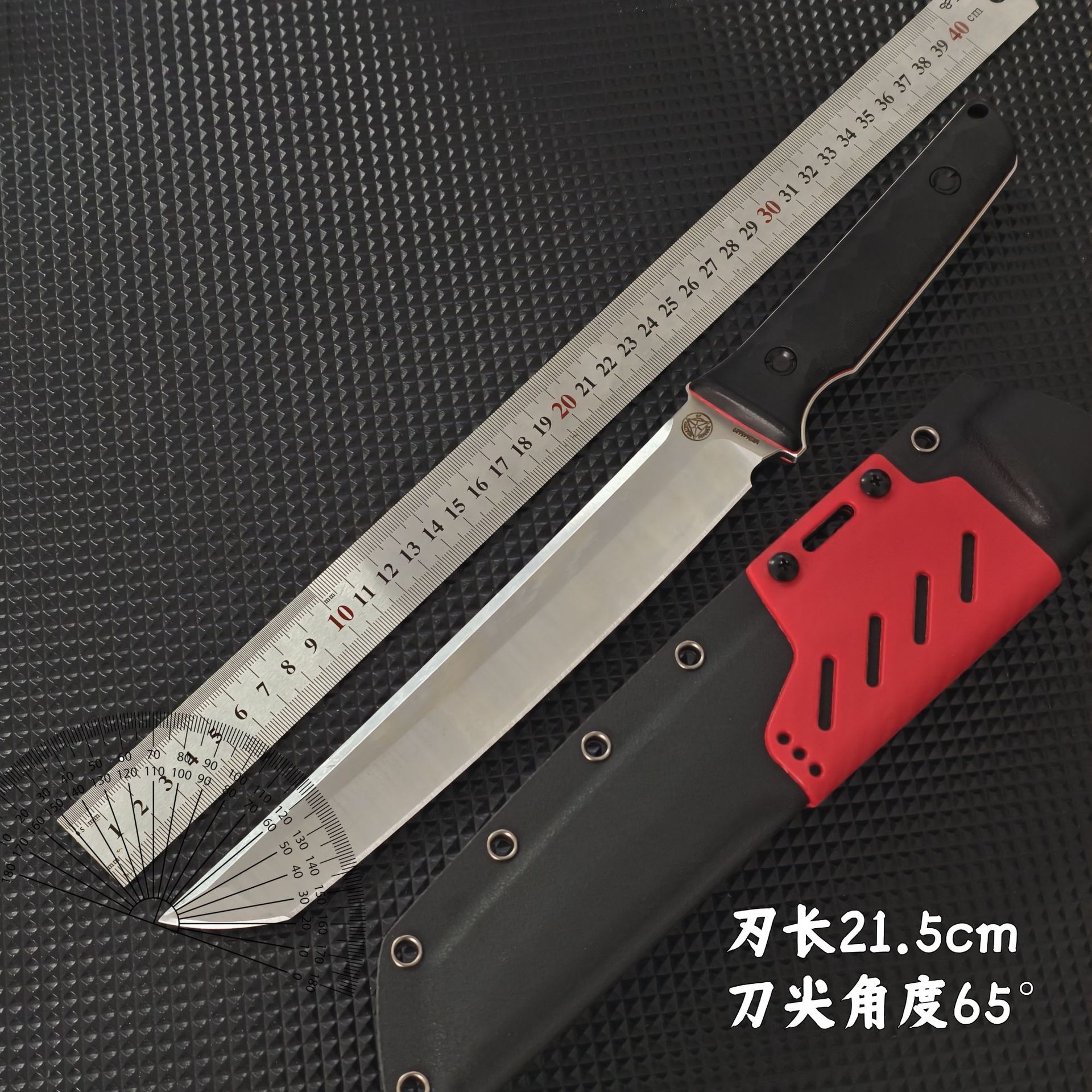 户外生存刀多功能露营防身刀丛林排障刀荒野求生直刀一体手工刀图片