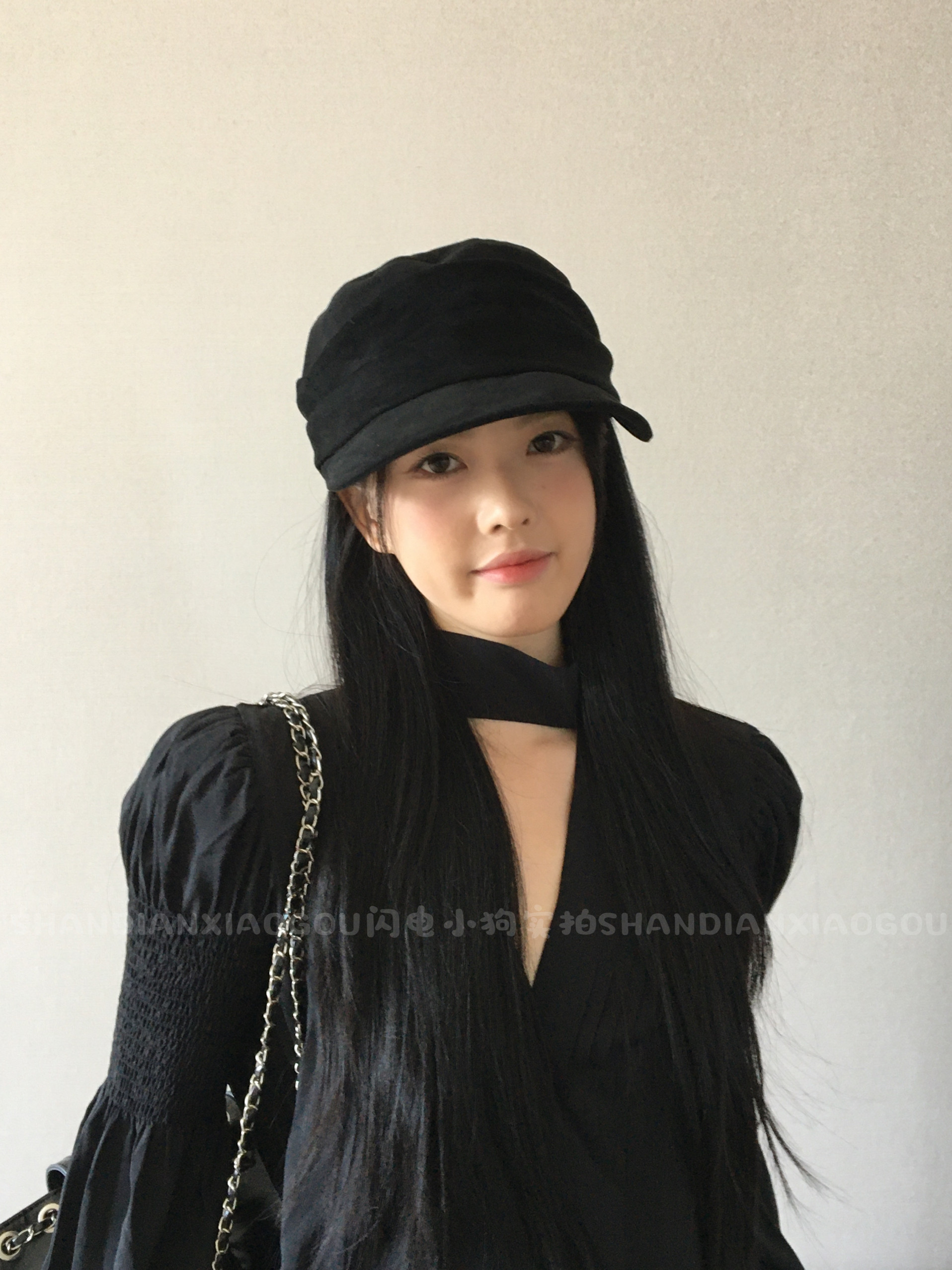 麂皮马术帽* 时髦高级感款韩版日系复古显脸小鸭舌