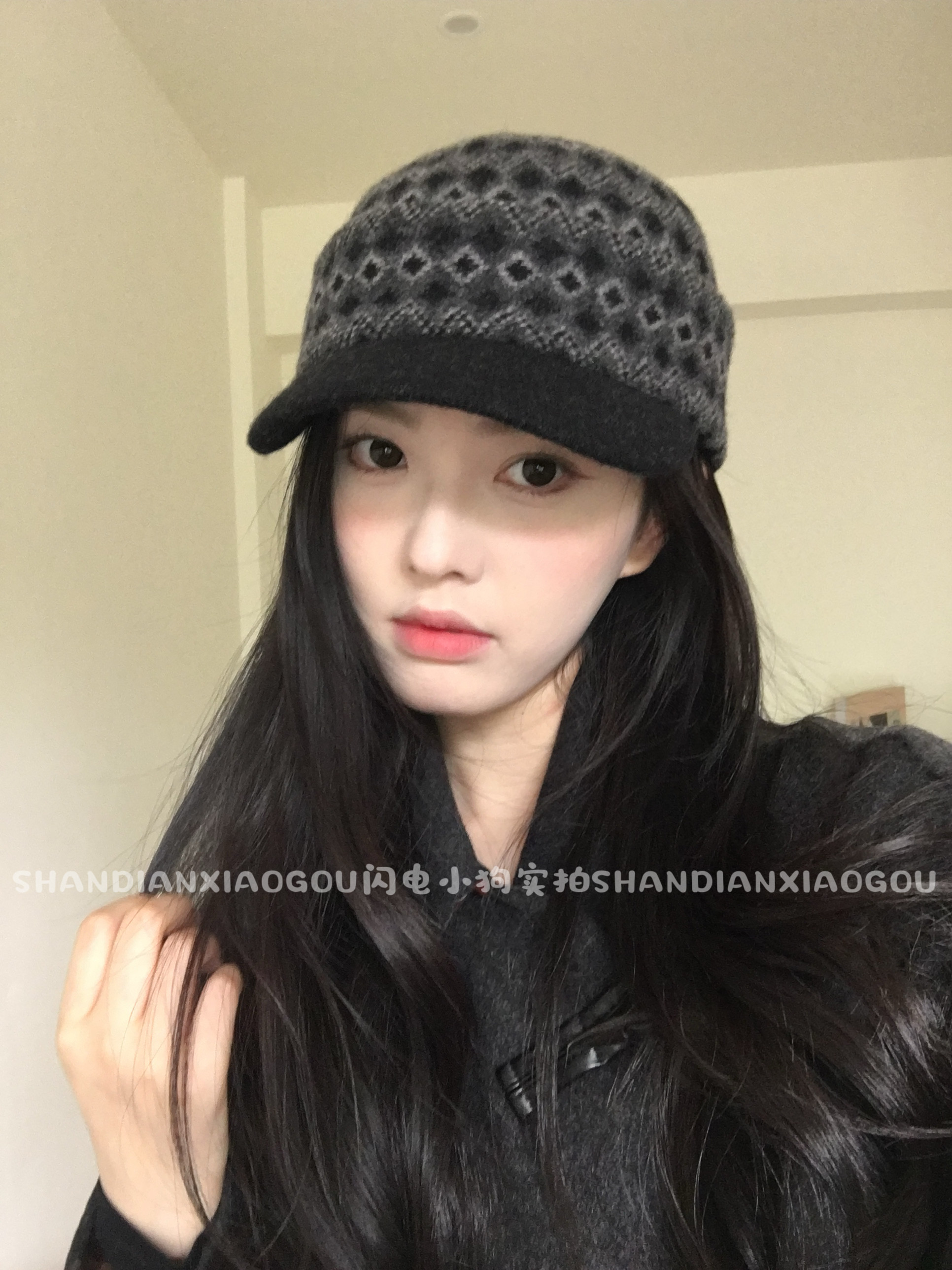 意大利订单款*定制羊毛百搭保暖女秋冬季毛呢潮款针织