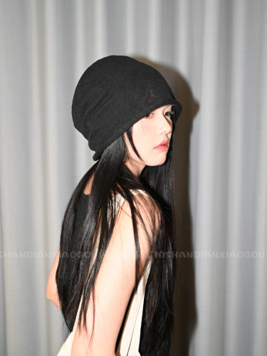 亚麻夏季镂空冷帽*老钱风气质贵气帽子包头帽 亚麻100%