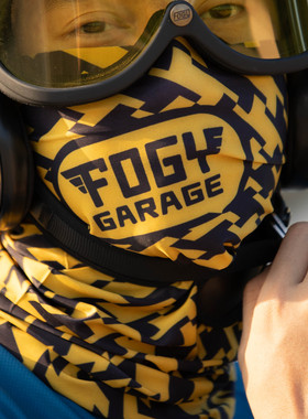 福禄车库复古夏季抗菌冰丝防晒透气骑行摩托户外复古魔术头围巾