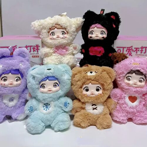 正版糯米儿nommi可爱不打烊系列毛绒盲盒手办潮玩公仔摆件女礼物