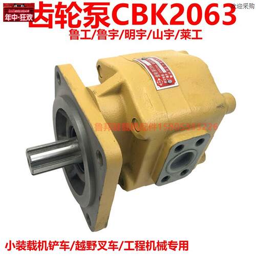 装载机铲车齿轮泵液压泵CBGCBK206M3液压油泵术前治疗击喉配戏玉
