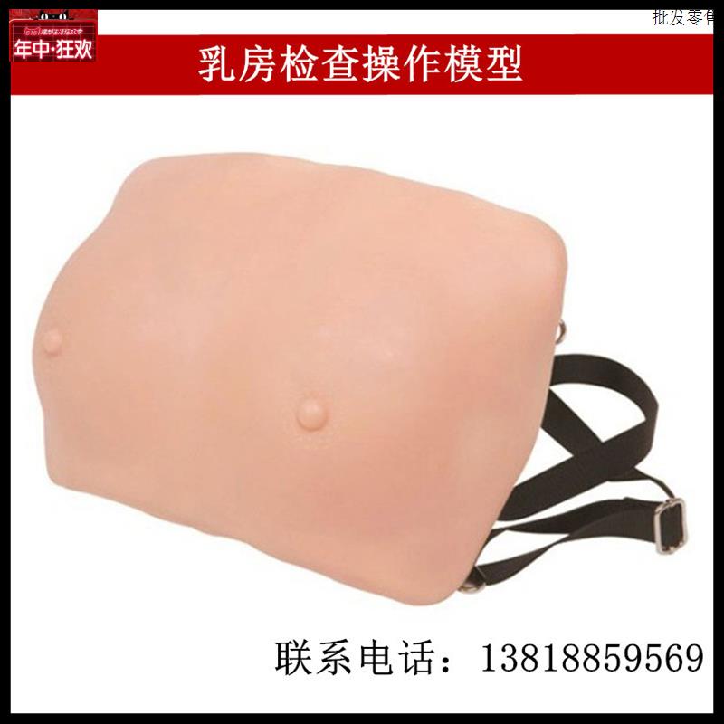 穿戴式乳房训练检查模型乳房病j理示教教具医用人体结构橡皮人