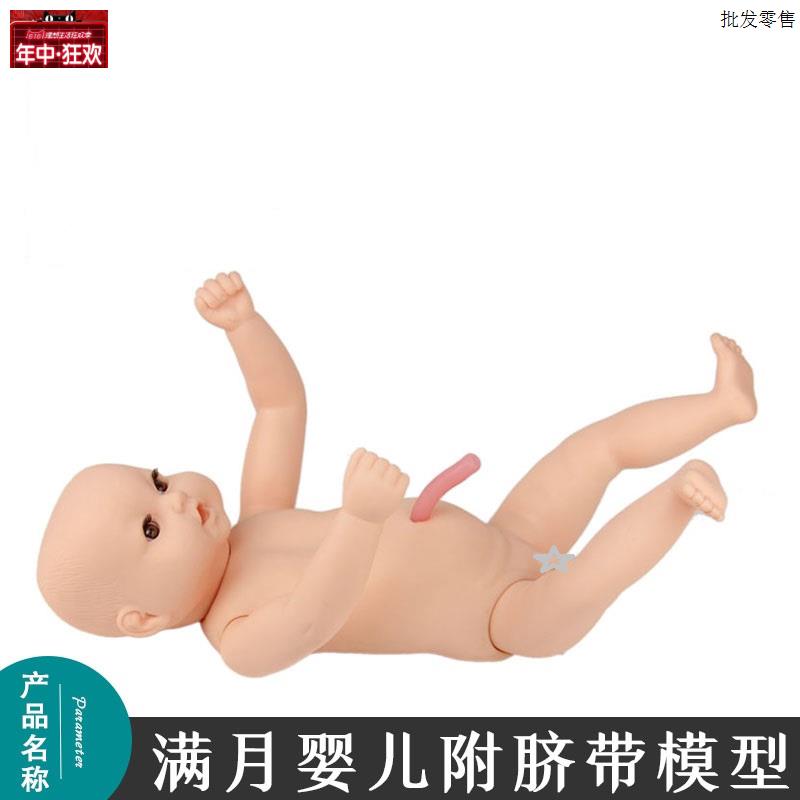 附脐带高阶出生婴儿模型专业月嫂g家政培训用娃娃