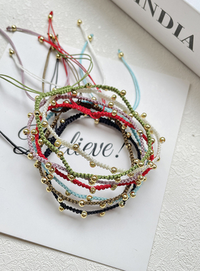 原创女生复古民族风手绳