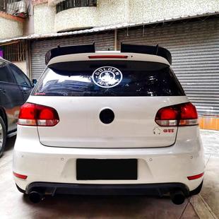 R20专用分段式 适用于2009 GTI 高尔夫6 AK尾翼免打孔后尾翼 2013款