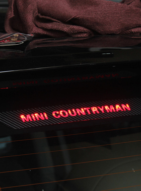 迷你miniCOUNTRYMAN cooper车饰专用车贴 高位刹车灯 迷你贴纸