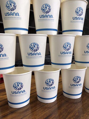 USANA专用纸杯 9盎司250ml 加厚环保 500+只/整箱发货