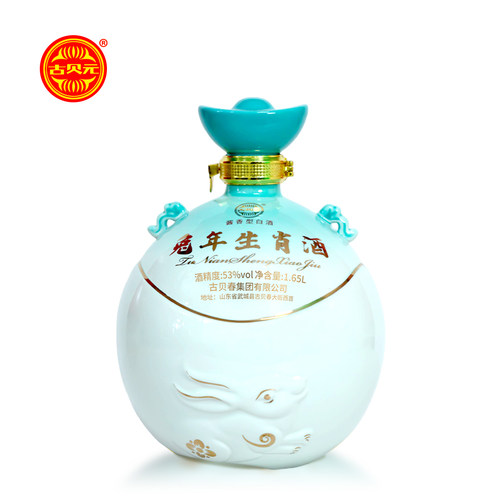 古贝元1.65升大曲坤沙53度纯粮酒